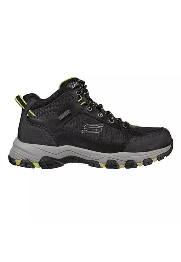 skechers - Buty trekkingowe męskie Skechers Selmen Melano. Zapięcie: sznurówki. Kolor: czarny. Materiał: guma, materiał, syntetyk. Szerokość cholewki: normalna