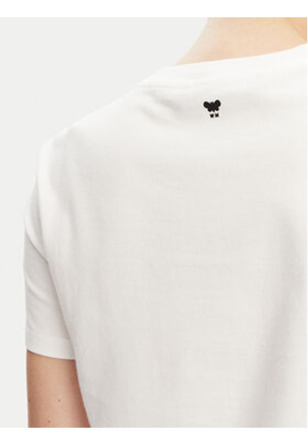 Weekend Max Mara T-Shirt Ara 2525976041 Biały Regular Fit. Kolor: biały. Materiał: bawełna