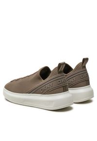 DKNY Sneakersy Jonas K4403462 Brązowy. Kolor: brązowy. Materiał: materiał #5