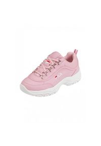 Buty do chodzenia damskie Fila Strada Low. Zapięcie: sznurówki. Kolor: wielokolorowy, różowy. Materiał: materiał, syntetyk. Szerokość cholewki: normalna. Sport: turystyka piesza