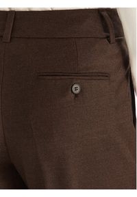 Weekend Max Mara Spodnie materiałowe Caldaia 2525136152 Brązowy Regular Fit. Kolor: brązowy. Materiał: wełna #4