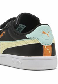 Puma - Dziecięce sneakersy Smash 3.0 Playdate PUMA Black Gold Moon Yellow. Kolor: czarny, żółty, wielokolorowy