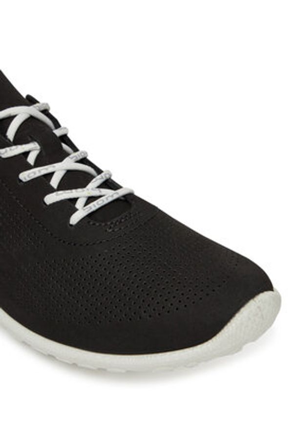 ecco - ECCO Sneakersy Biom Lite 80240302001 Czarny. Kolor: czarny. Materiał: skóra, nubuk
