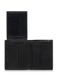 Ochnik - Czarny skórzany portfel męski. Kolor: czarny. Materiał: skóra #5