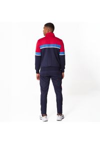 Dres piłkarski dla dorosłych FC Barcelona. Kolor: wielokolorowy, czerwony. Materiał: dresówka. Sport: piłka nożna #2