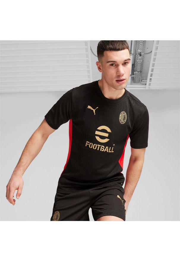 Puma - Koszulka treningowa Milan AC 2024/25. Kolor: czarny