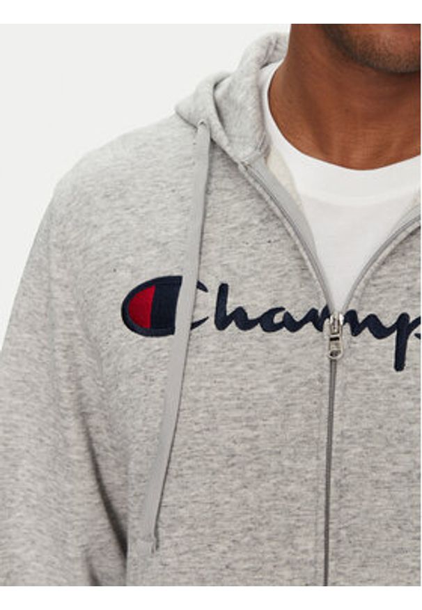 Champion Bluza 220728 Szary Slim Fit. Kolor: szary. Materiał: syntetyk