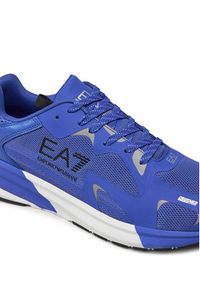 EA7 Emporio Armani Sneakersy X8X156 XK360 U018 Granatowy. Kolor: niebieski. Materiał: materiał