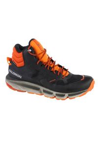 salomon - Buty trekkingowe męskie Salomon Predict Hike Mid Gtx. Wysokość cholewki: za kostkę. Zapięcie: sznurówki. Kolor: niebieski. Materiał: materiał. Szerokość cholewki: normalna. Sport: turystyka piesza