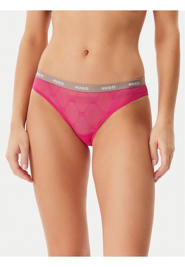 Hugo - HUGO Figi klasyczne 50535248 Różowy. Kolor: różowy. Materiał: materiał, poliamid, nylon