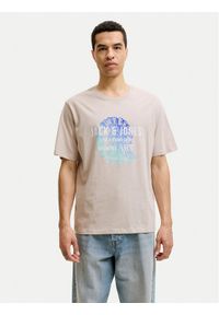 Jack & Jones T-Shirt Gradient Print 12288094 Szary Regular Fit. Kolor: szary. Materiał: bawełna. Wzór: nadruk, gradientowy #1