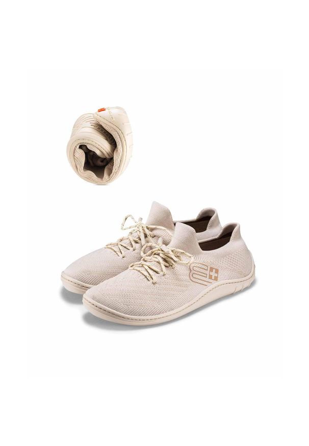 Buty Do Chodzenia Damskie Brubeck Merino Barefoot. Kolor: biały. Sport: turystyka piesza