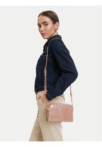Love Moschino - LOVE MOSCHINO Torebka JC4250PP0OKE160A Różowy. Kolor: różowy. Materiał: skórzane #1
