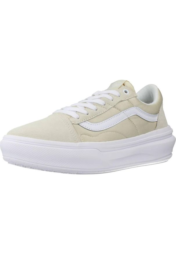 Tenisówki Vans Model Old Skool Overt Cc Kolor Beżowy. Kolor: beżowy. Materiał: tkanina, skóra. Model: Vans Old Skool. Sport: skateboard