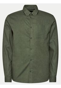 INDICODE Koszula Globe 20-315 Zielony Regular Fit. Kolor: zielony. Materiał: bawełna