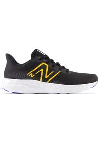 Buty męskie New Balance M411CB3 – czarne. Kolor: czarny. Materiał: materiał, syntetyk, guma. Szerokość cholewki: normalna. Sport: fitness