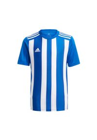 Adidas - Koszulka dla dzieci adidas Striped 21 Jersey Youth. Kolor: biały, niebieski, wielokolorowy. Materiał: jersey