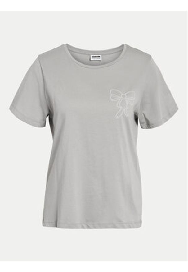 Noisy may - Noisy May T-Shirt Nate 27032631 Szary Regular Fit. Kolor: szary. Materiał: bawełna