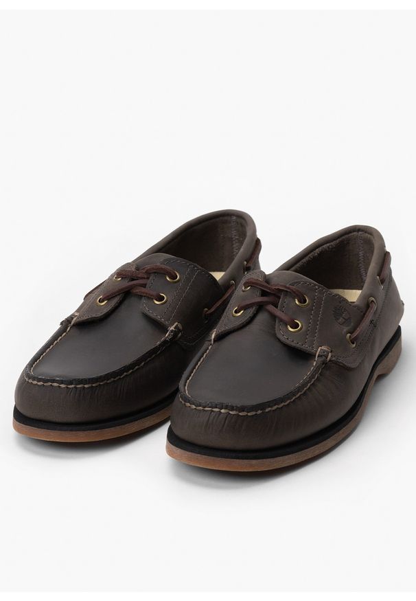 Mokasyny męskie Timberland Classic Boat 2 Eye. Okazja: na co dzień, na spacer, do pracy. Kolor: brązowy. Styl: casual
