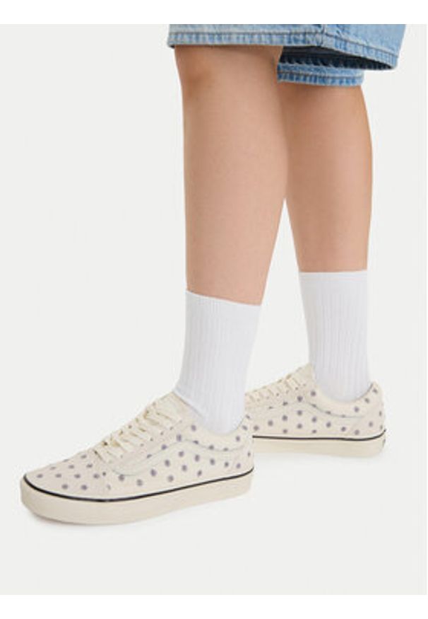 Vans Tenisówki Old Skool VN000E8WCD31 Écru. Kolor: kremowy. Materiał: materiał