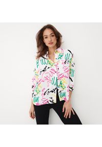 Mohito - Wzorzysta koszula - Czarny. Kolor: czarny #1