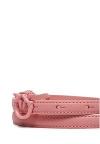 Pinko - PINKO Pasek Damski Love Berry H1 Belt AI 24-25 PLT01 102148 A1K2 Różowy. Kolor: różowy. Materiał: skóra