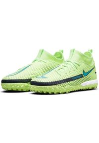 Buty piłkarskie Nike Phantom Gt Academy Df Tf Jr CW6695 303 wielokolorowe zielone. Zapięcie: sznurówki. Kolor: wielokolorowy. Materiał: syntetyk. Szerokość cholewki: normalna. Sport: piłka nożna #2