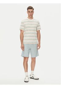 Jack & Jones - Jack&Jones Szorty materiałowe Jaiden 12274968 Błękitny Relaxed Fit. Kolor: niebieski. Materiał: bawełna