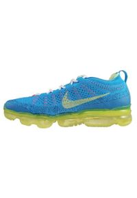 Buty do chodzenia damskie Nike Air Vapormax 2023 Flyknit. Zapięcie: sznurówki. Kolor: niebieski, żółty, wielokolorowy. Materiał: materiał. Szerokość cholewki: normalna. Sport: turystyka piesza