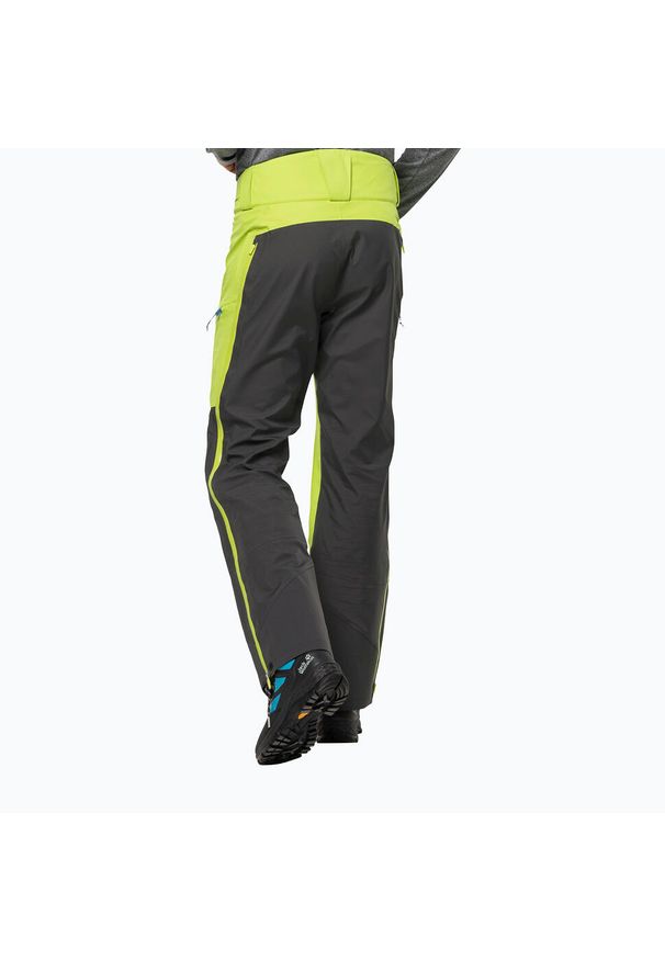 Spodnie skiturowe męskie Jack Wolfskin Alpspitze 3L. Kolor: zielony. Sezon: zima. Sport: narciarstwo