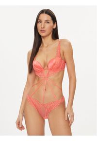 Hunkemöller Body Kali 204776 Koralowy. Kolor: pomarańczowy. Materiał: syntetyk