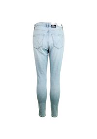 Wrangler - WRANGLER SUPER HIGH SKINNY DAMSKIE SPODNIE JEANSOWE JEANSY DŻINS TUBBLES BLUES W27WQB17K