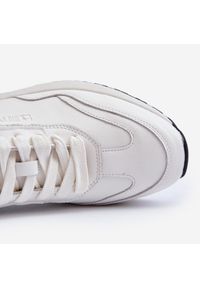 Big-Star - Sneakersy Męskie Skórzane Big Star NN174288 Białe. Okazja: na co dzień. Kolor: biały. Materiał: skóra