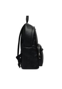 Calvin Klein Plecak Emblem Aop Emboss Round Backpack LV04D3398G Czarny. Kolor: czarny. Materiał: skóra #4