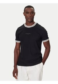 Nautica T-Shirt N1S03473 Czarny Regular Fit. Kolor: czarny. Materiał: bawełna