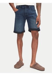 Jack & Jones - Jack&Jones Szorty jeansowe Rick 12269608 Niebieski Regular Fit. Kolor: niebieski. Materiał: bawełna
