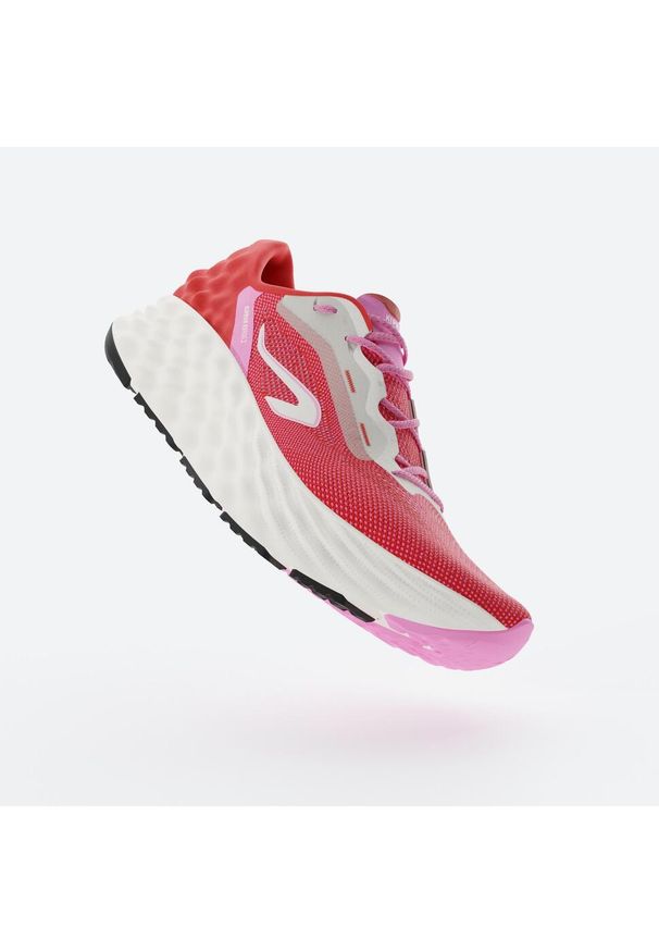 KIPRUN - Buty do biegania damskie Kiprun KS900 2. Kolor: czerwony, różowy, pomarańczowy, wielokolorowy, biały. Szerokość cholewki: normalna. Sport: bieganie