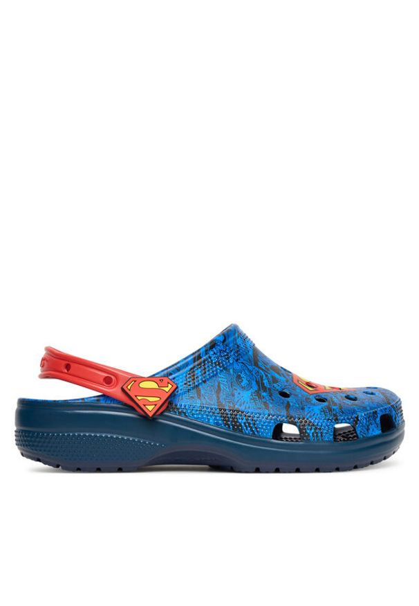 Crocs Klapki Superman Classic Clog 211131 Niebieski. Kolor: niebieski. Wzór: motyw z bajki