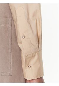 Remain Koszula Cotton Poplin RM2069 Beżowy Regular Fit. Kolor: beżowy. Materiał: bawełna #4