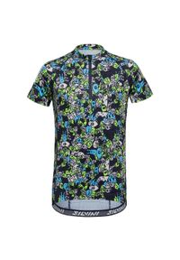 Koszulka dla dzieci Silvini Scrivia. Kolor: fioletowy, niebieski, wielokolorowy. Sport: kolarstwo #1