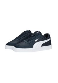 Puma - Męskie Buty Ze Sztucznej Skóry Caven. Kolor: niebieski. Materiał: skóra. Sport: turystyka piesza