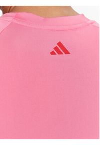Adidas - adidas Koszulka techniczna BLUV Print Performance IL9578 Różowy Loose Fit. Kolor: różowy. Materiał: syntetyk. Wzór: nadruk #4