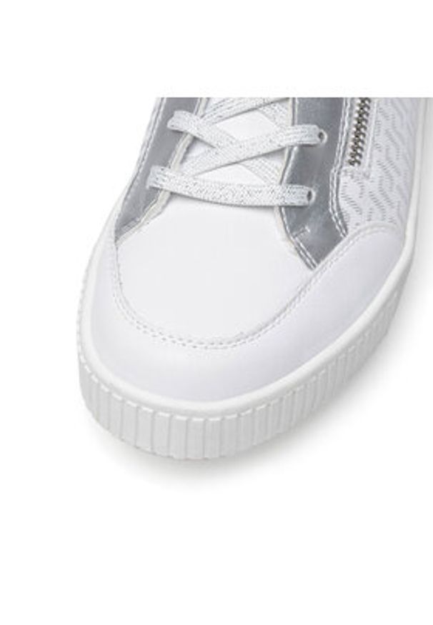 Remonte Sneakersy R7901-81 Biały. Kolor: biały. Materiał: skóra, syntetyk