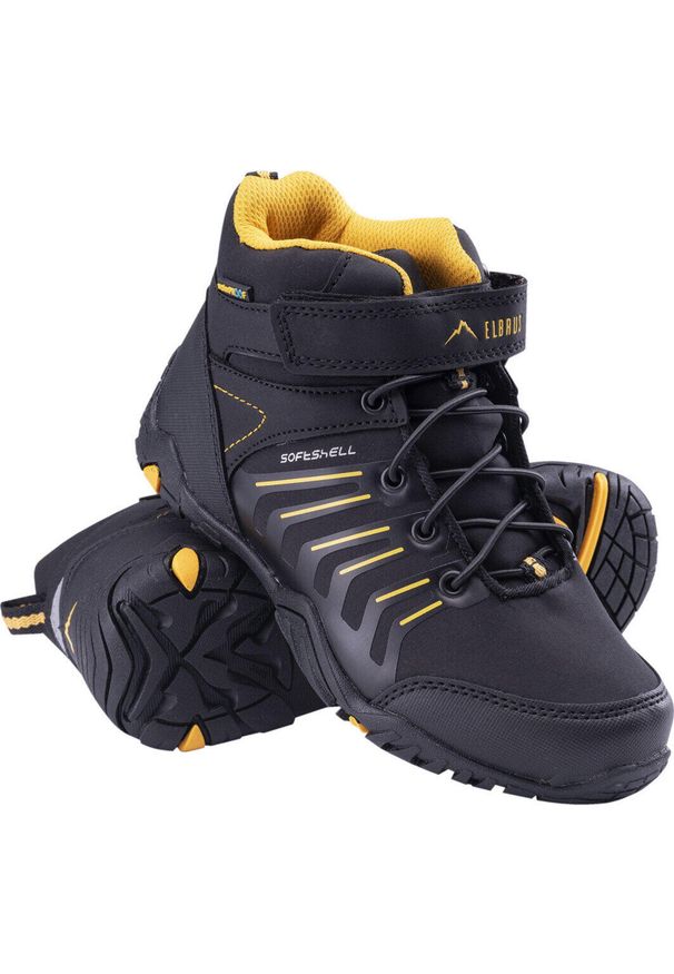 Buty trekkingowe dziecięce Elbrus Erimley. Kolor: czarny. Sport: turystyka piesza