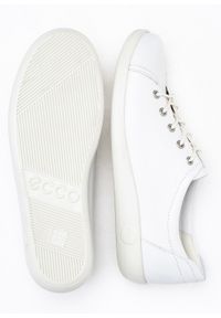 ecco - Sneakersy damskie białe ECCO Soft 2.0. Kolor: biały. Materiał: materiał. Sezon: lato #2