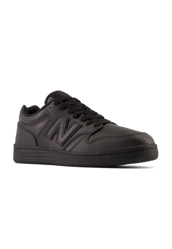 Buty unisex New Balance BB480L3B – czarne. Okazja: na co dzień. Kolor: czarny. Materiał: dresówka, materiał, skóra. Szerokość cholewki: normalna. Sport: turystyka piesza
