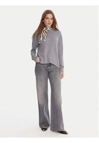 Kontatto Sweter 3M0808C Szary Relaxed Fit. Kolor: szary. Materiał: syntetyk #5