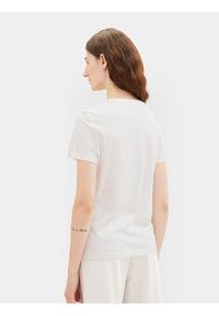 Tom Tailor T-Shirt 1038045 Biały Regular Fit. Kolor: biały. Materiał: bawełna