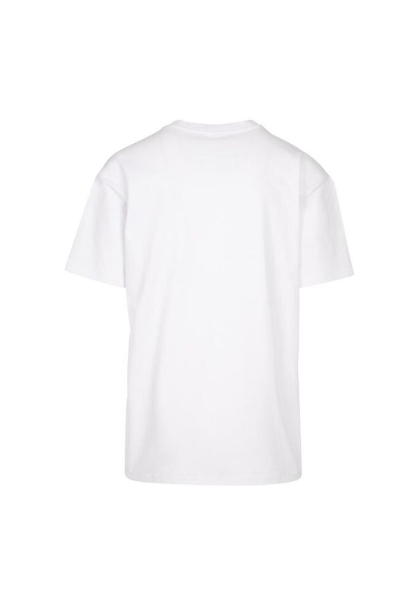 BUILD YOUR BRAND - Ponadwymiarowa Koszulka Dla Dorosłych Unisex Heavyweight. Kolor: biały