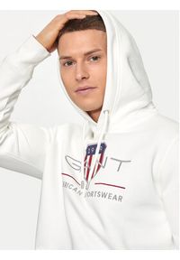GANT - Gant Bluza Archive Shield 2047082 Écru Regular Fit. Materiał: bawełna #3